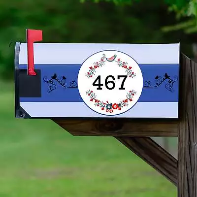 Personalized Street Number Magnetic Mailbox Cover VWAQ - PMBM12 • $21.99