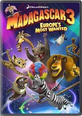 Madagascar 3: Europe's Most Wanted - DVD - GOOD • $3.98