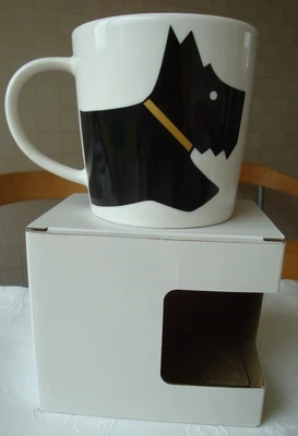 £10 • Buy Radley London Ceramic Mug Scottie Dog 'Light And Dark' Design Boxed Brand New