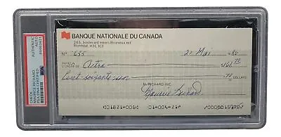 Maurice Richard Signed Montreal Canadiens  Bank Check #635 PSA/DNA • $249.99