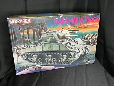 Dragon 6041 1/35 M4A4 Sherman W/60 Lb. Rocket British Army Tank RARE Kit • $28