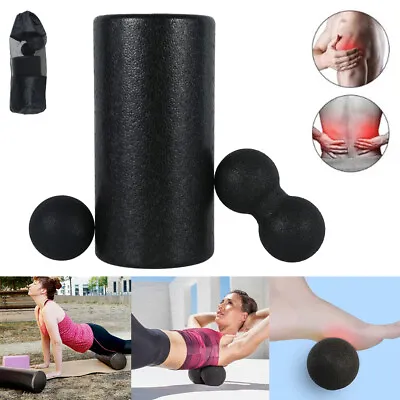 Peanut Lacrosse Roller Massage Ball Myofascial Trigger Point Relax Yoga Foam .t • $46.50