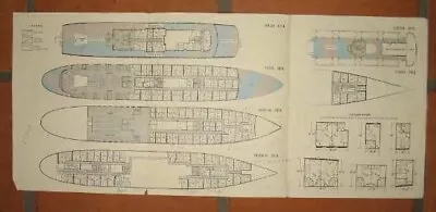 APOLLO XI (Epirotiki) Rare DECK PLAN • $30