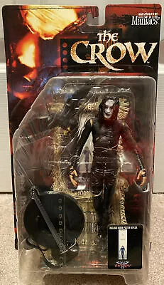 McFarlane Toys Eric Draven The Crow Movie Maniacs Series 2 Action Figure NEW • $39.99