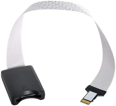 Micro-SD TF Memory Card Kit Male To SD Female Extension Flat FPC Cable - 0.25m • £9.95