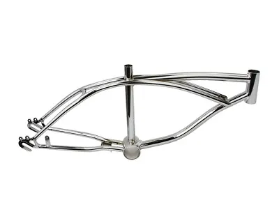 VINTAGE ​LOWRIDER 16  Bicycle Bike Frame Metallic Chrome. • $87.79