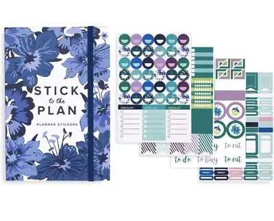 Vera Bradley Stick To The Plan Planner Stickers Moonlight Garden Tonal • $12