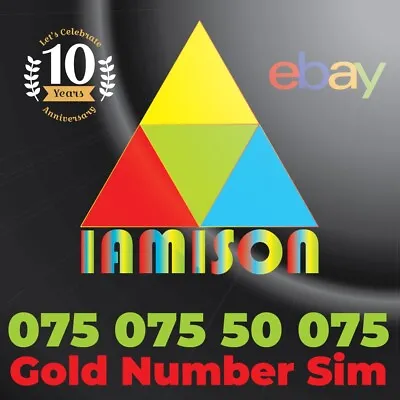 £79.99 • Buy Gold  Vip Memorable Personal Mobile Number ( Uk ) Buy It Now 075 075 50 075