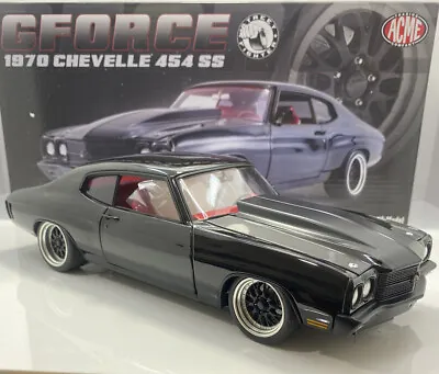 $225 • Buy GMP/ACME 1/18 Scale 1970 Chevelle 454 SS GForce Street Fighter BLACK 