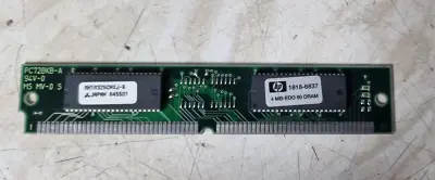HP 4MB EDO-RAM 72-pin PS/2 Simm 60 Ns 'Mitsubishi MH1M325BNXJ-6' HP 1818-6837 • £5