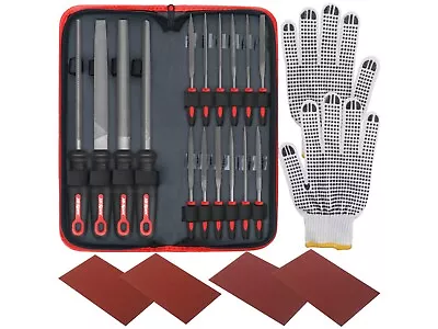 Hi-Spec 18 And 19pc Metal Hand Large & Small Mini Needle File Set & Accessories • $30.59
