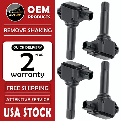 4 Ignition Coil Pack For 2015-2016 Subaru WRX Impreza 2.0L UF747 C-888 • $56.08