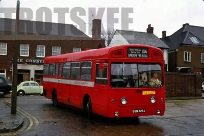 35mm Slide London Transport AEC Swift MCW E629 EGN629J 1974 Original • £4.39