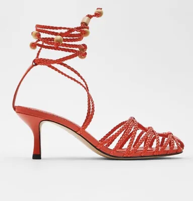Red Sandals 8 • $180