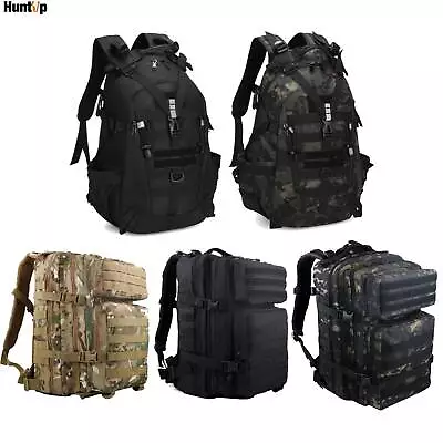 30 40L Tactical Military Backpack Molle US Army Assault Pack Rucksack Travel Bag • £20.99
