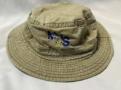 Vintage Bucket Hat Adult M/L Head Shots Cap Y2K 90s Fishing Hat Canvas • $4.29