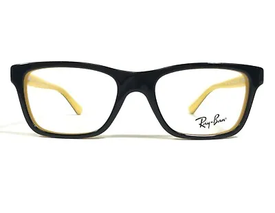 Ray-Ban Kids Eyeglasses Frames RB1536 3660 Black Yellow Square Full Rim 46-16-12 • $19.99