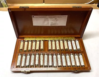 VAN KEUREN Precision Wire Gage Set - .02582  To .51645  - Multiples - Wood Case • $189.95