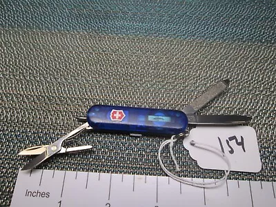 #154 Sapphire Blue Victorinox Swiss Army Signature Lite Knife • $14.50