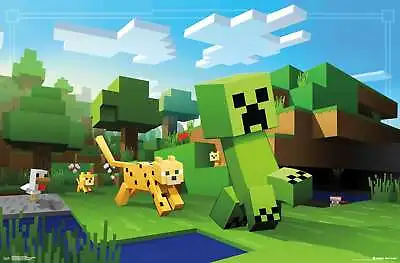 Minecraft - Ocelot Chase Poster • $22.99
