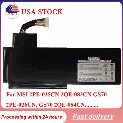 BTY-L76 Battery For MSI GS70 GS72 WS72 XMG C703 MS-1771 MS-1772 MS-1774 58.8Wh • $59.99