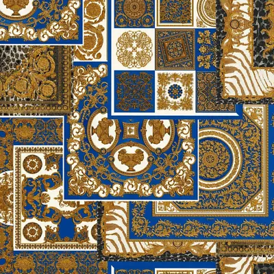 Deconpage Blue Gold Versace Wallpaper • $3.54