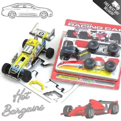 Party Bag Filler Car Model Kits Pull Back Friction Racing Kids Party Bag Toy UK • £3.44