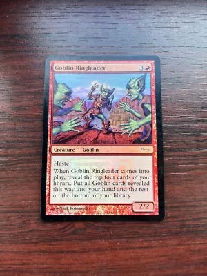 1x FOIL GOBLIN RINGLEADER - Promo - MTG - NM - Magic The Gathering • £3.99