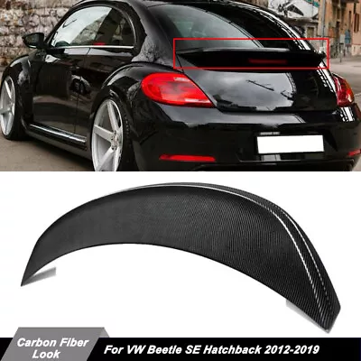 Factory Style Rear Spoiler Wing Carbon Color For Volkswagen VW Beetle 2012-2019 • $87.98