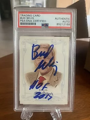 2013 Allen & Ginter Bud Selig Auto PSA PSA/DNA Signed HOF MLB Topps #2 • $60