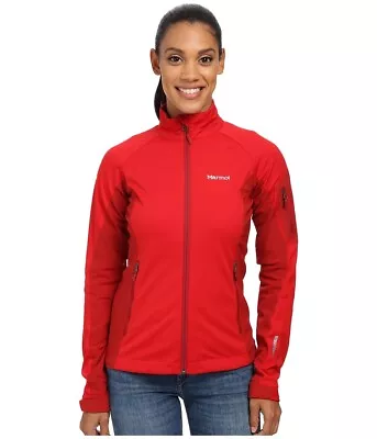 Marmot 241474 Womens Leadville Track Jacket Team Red/Dark Crimson Size X-Large • $102