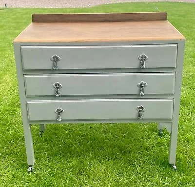 Antique Oak Chest Of 3 Drawers Edwardian Bedroom Shabby. Chic • £135