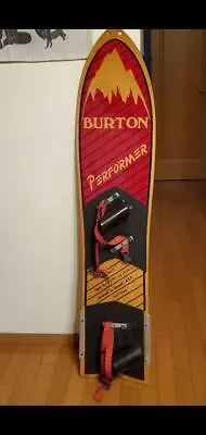 1980s Burton Performer Snowboard JAKE BURTON Vintage Burton Snowboard Backhill • $1699.98