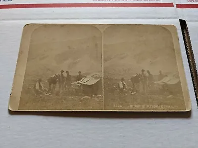 Alex Martin Stereoview Group Of Prospectors Gold Panning Western • $35.50