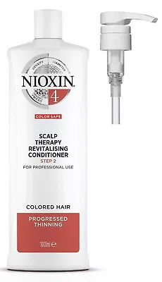 Nioxin System 4 Scalp Therapy Revitalising Conditioner 1 Litre With Pump • $58.95