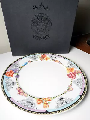 VERSACE Rosenthal HOT FLOWERS 9 3/4  Large Rimmed Soup Bowl(s) NEW In BOX • $149.95