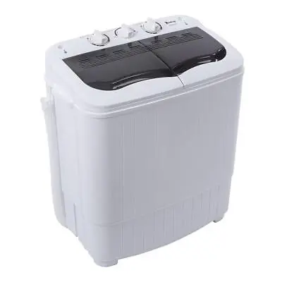 Zokop Portable Washing Machine With Draining Pump Laundry Washer Spin 14.3lbs • $97.99