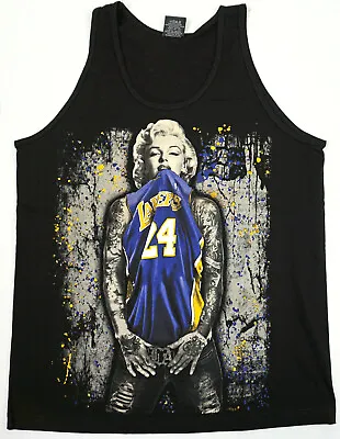 Los Angeles Tank Top T-shirt LA Kobe Marilyn Monroe Tattoo Art Men's Vest New • $14.41