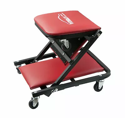 NEW 2 In 1 Foldable Mechanics Z Creeper Seat Rolling 41  Chair Garage Work Stool • $63.23