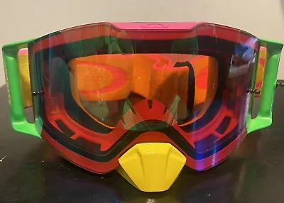 Oakley - Frontline MX- (Never Released) !!! Pink Yellow W/ Prizm Jade • $699