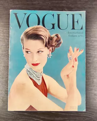 VOGUE Magazine: March 1955 - Mary Jane Russell (John Rawlings) • £39