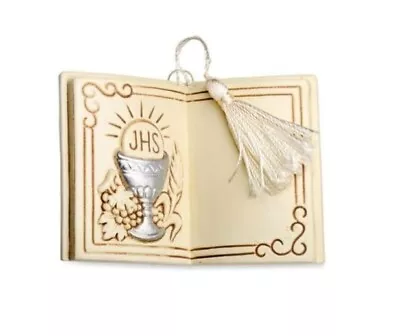 1st First Holy Communion / Christening Holy Bible With Silver Chalis Cake Topper • £3.50