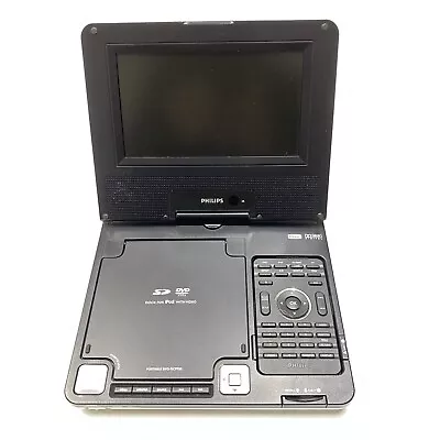 Phillips Portable DVD Player DCP750/37 7  NO CORD WORKING IPOD 30 60 80gb G1 • $29.95