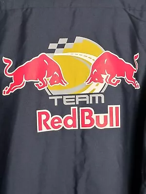 3XL Red Bull Racing Team F1 Mechanic Shirt Pit Crew Long Sleeve Double Sided • $99