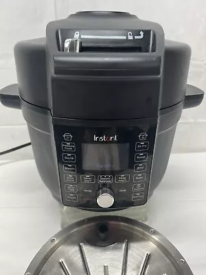 Instant Pot Duo Crisp 6.5 Qt Lid Electric Pressure Multi-Cooker - Black (Used) • $9.99