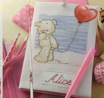 DMC Lickle Ted Personalised Big Heart Design Cross Stitch Chart Only /171 • £0.99