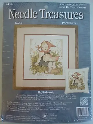 £19.50 • Buy New Counted Cross Stitch Kit. M. I. Hummel 'daisy'. Make Cushion Or Picture.