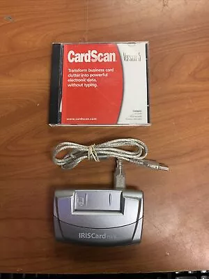 IRIS Card Mini 4 Personal Business Card Scanner IBCR III WITH SOFTWARE • $10.95