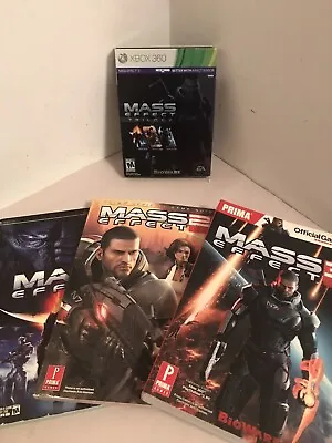 Mass Effect Trilogy Bundle XBox 360 Game Complete In Box W/ All 3 Game Guides • $49.95