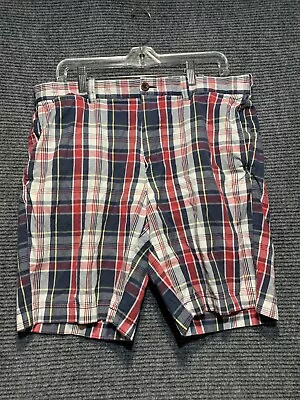 J. Crew Indian Madras Mens Size 34/9 (33/9) Plaid Pattern Shorts • $9.99